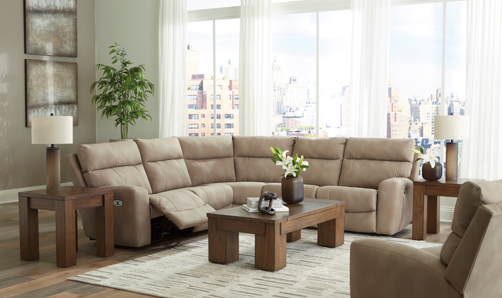 Modern Heritage Next-Gen Durapella 5-Piece Power Reclining Sectional Sofa