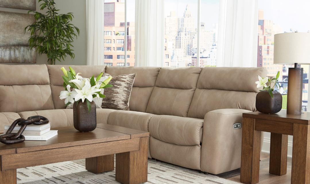 Modern Heritage Next-Gen Durapella 5-Piece Power Reclining Sectional Sofa
