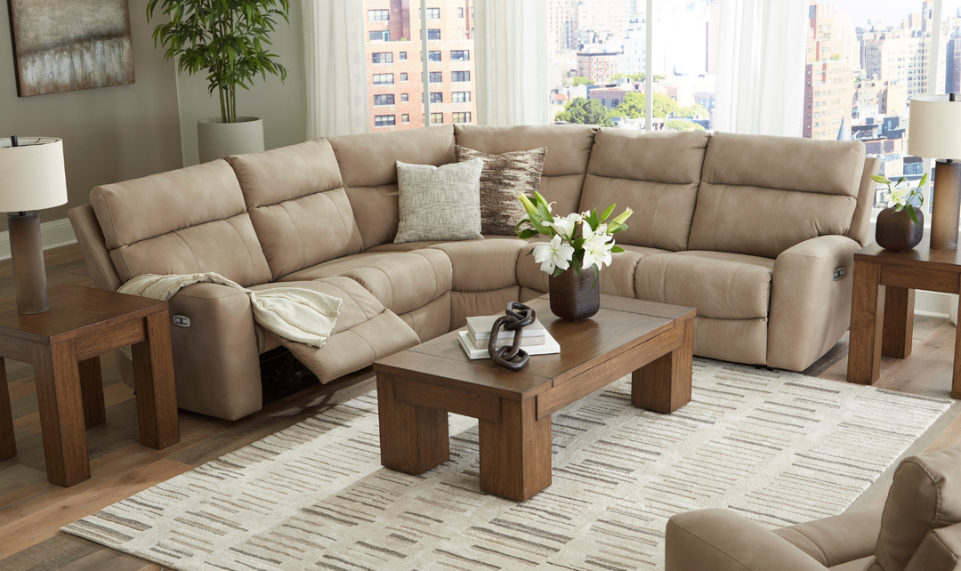 Modern Heritage Next-Gen Durapella 5-Piece Power Reclining Sectional Sofa