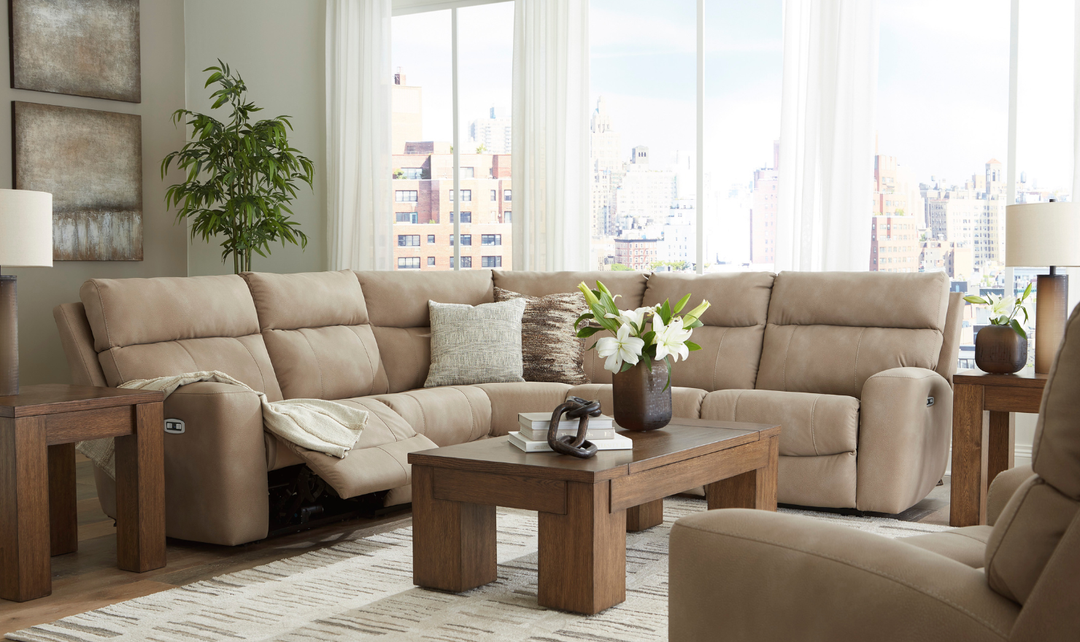 Modern Heritage Next-Gen Durapella 5-Piece Power Reclining Sectional Sofa