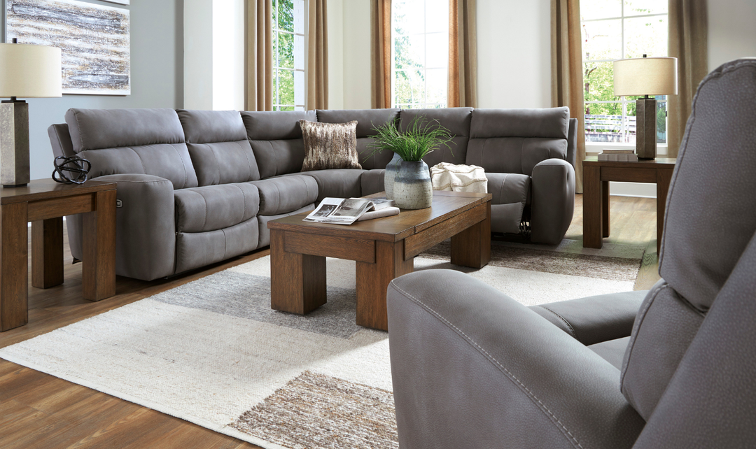 Modern Heritage Next-Gen Durapella 5-Piece Power Reclining Sectional Sofa