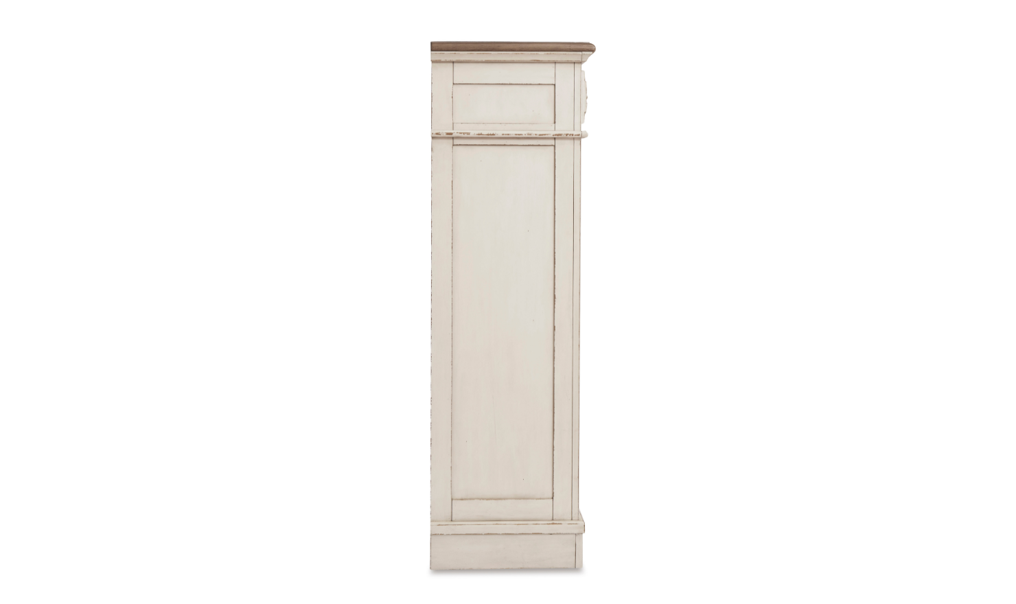 Modern Heritage Realyn 5 Drawer Wooden Chest in Ivory