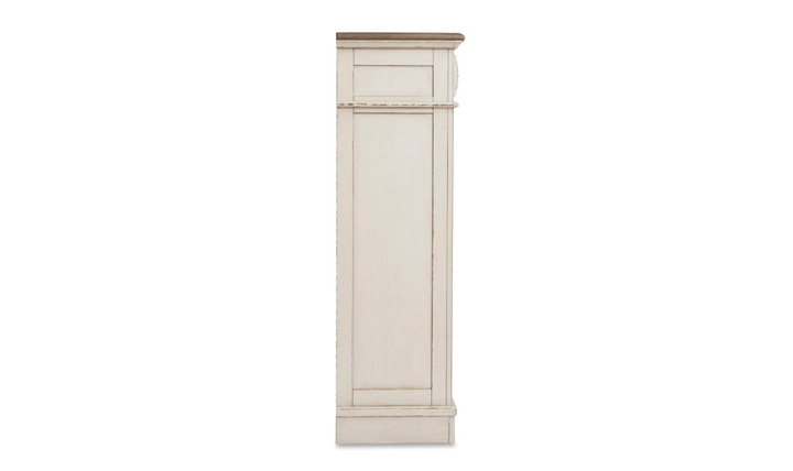 Modern Heritage Realyn 5 Drawer Wooden Chest in Ivory