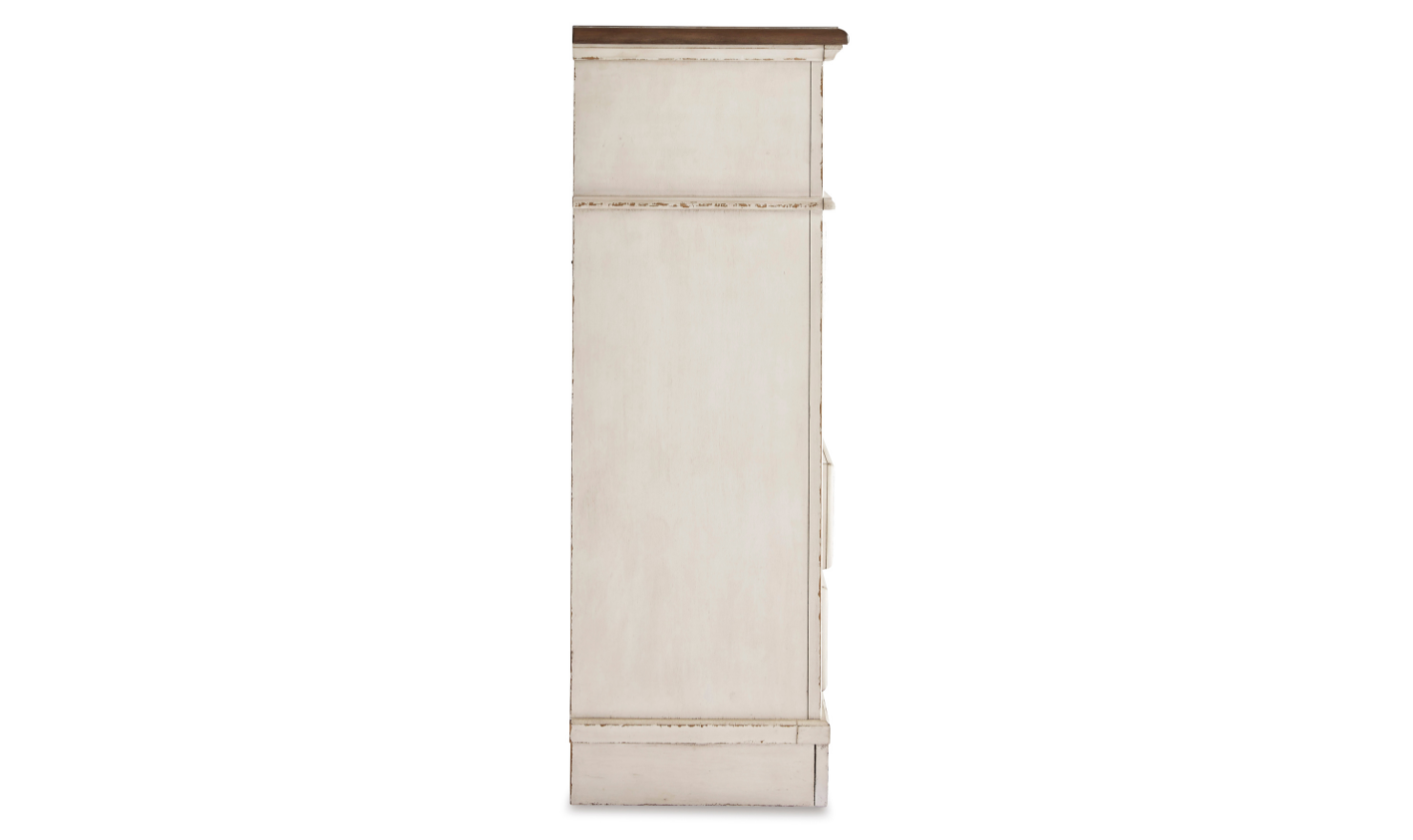 Modern Heritage Realyn 5 Drawer Wooden Chest in Ivory