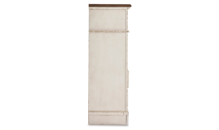 Modern Heritage Realyn 5 Drawer Wooden Chest in Ivory