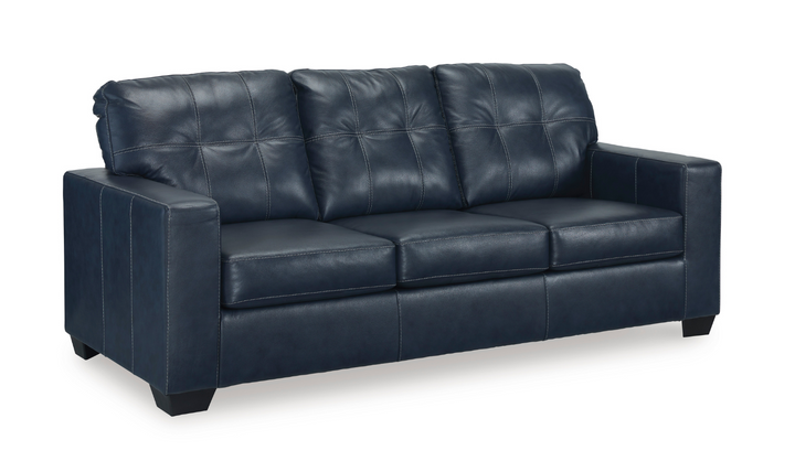 Modern Heritage Santorine Tufted Leather Queen Sleeper Sofa