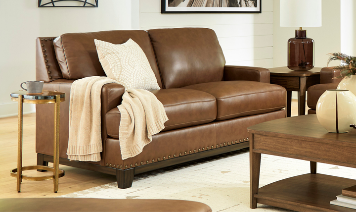 Modern Heritage Saonara  Loveseat in Amber Color-Jennifer Furniture