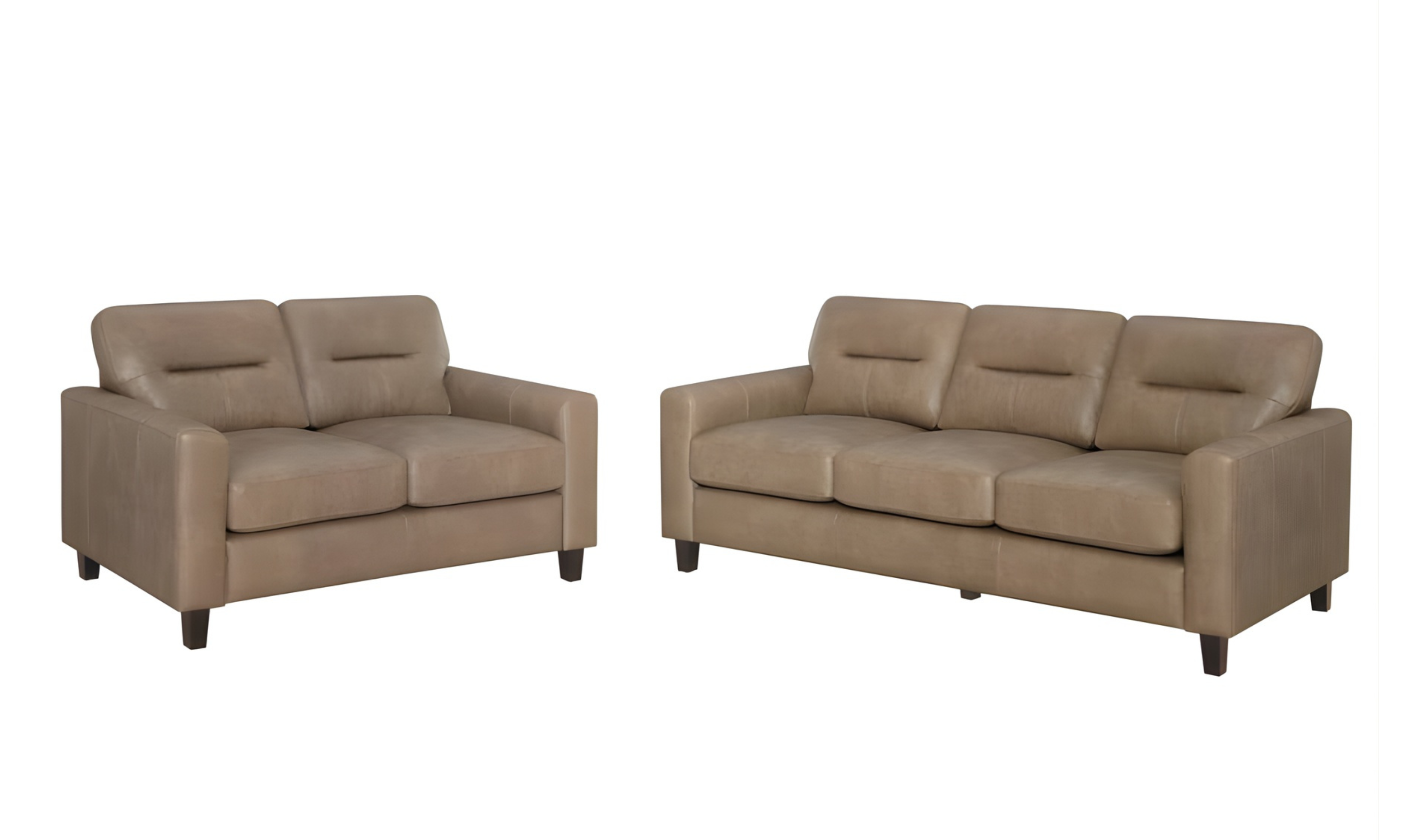 Modern Heritage Scotland Faux Leather Living Room Set