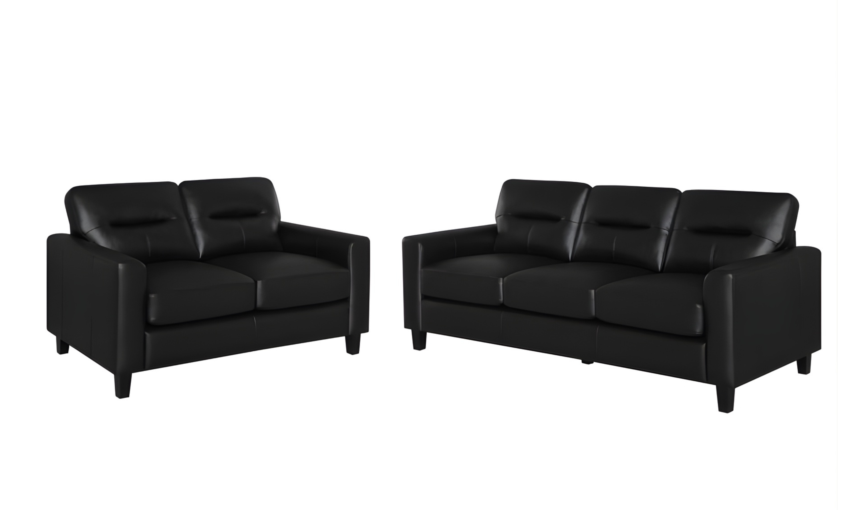 Modern Heritage Scotland Faux Leather Living Room Set