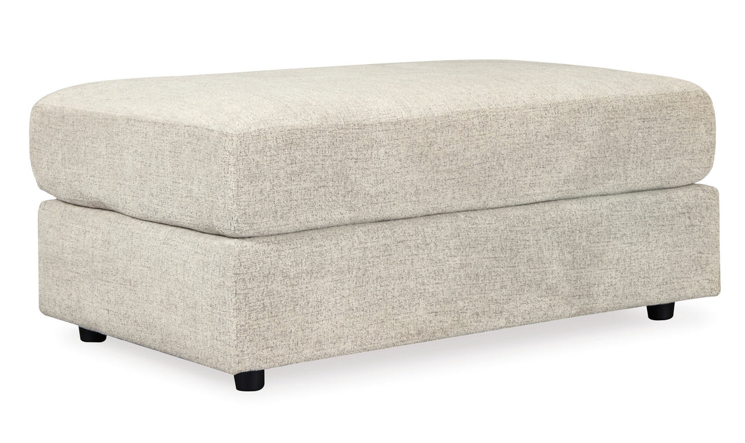 Modern Heritage Soletren Firmly Cushioned Fabric Oversized Ottoman-Jennifer Furniture