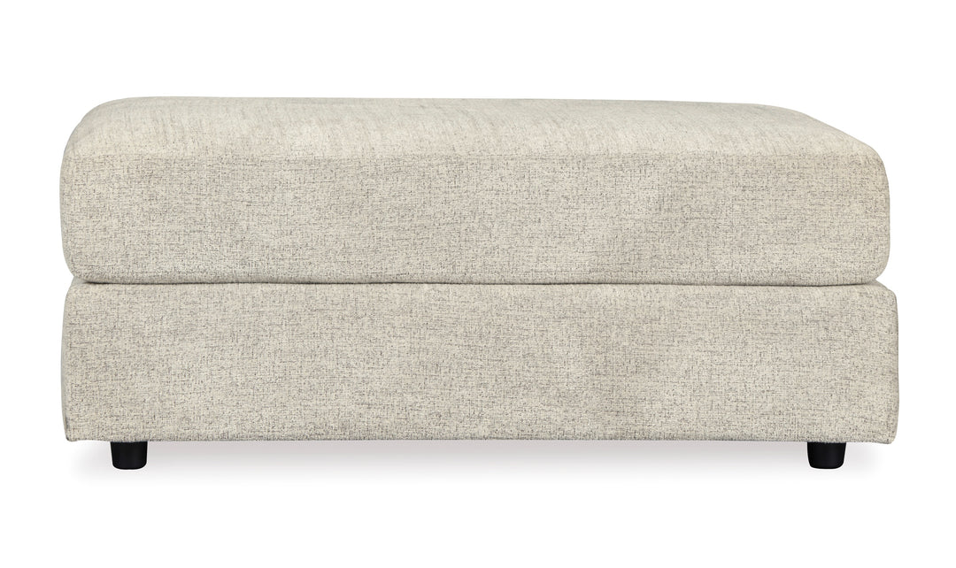 Modern Heritage Soletren Firmly Cushioned Fabric Oversized Ottoman-Jennifer Furniture