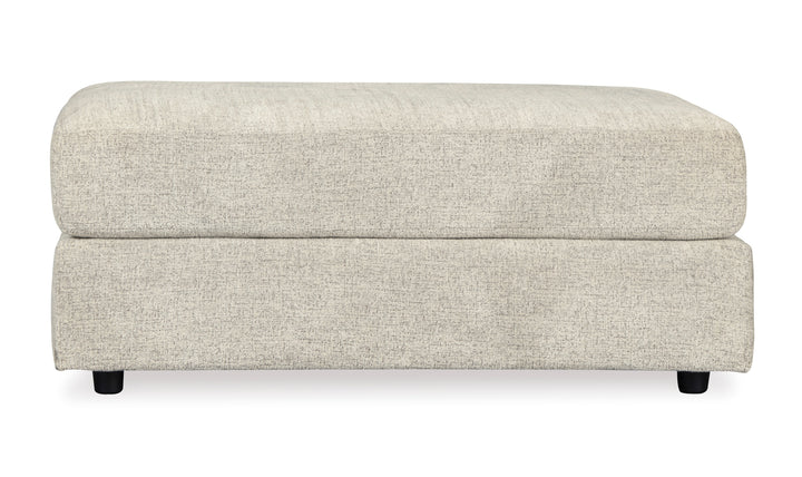 Modern Heritage Soletren Firmly Cushioned Fabric Oversized Ottoman-Jennifer Furniture
