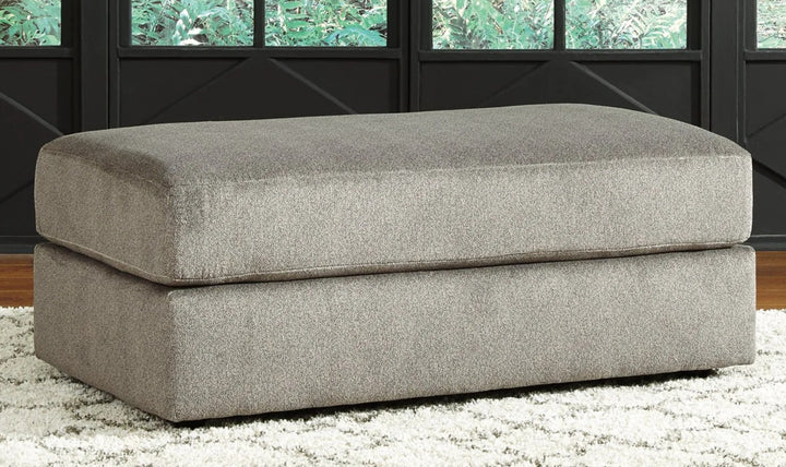 Modern Heritage Soletren Firmly Cushioned Fabric Oversized Ottoman-Jennifer Furniture