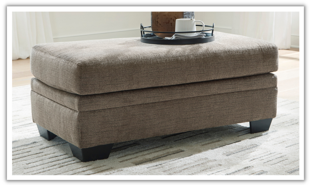 Modern Heritage Stonemeade Firmly cushioned Fabric Ottoman-jennifer furniture