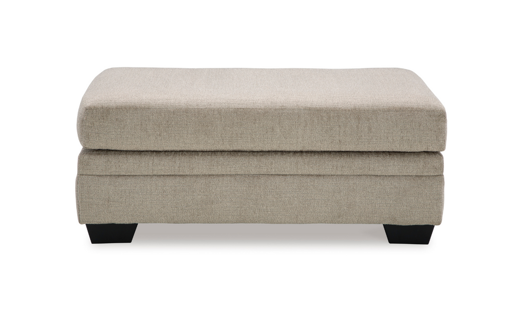 Modern Heritage Stonemeade Firmly cushioned Fabric Ottoman-jennifer furniture
