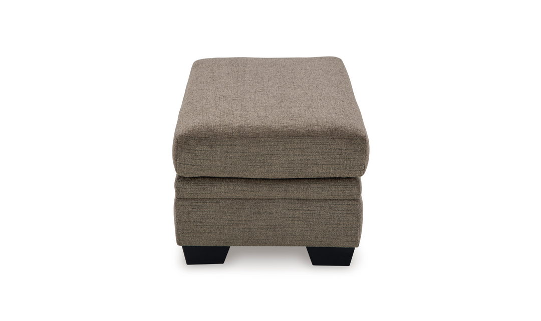 Modern Heritage Stonemeade Firmly cushioned Fabric Ottoman