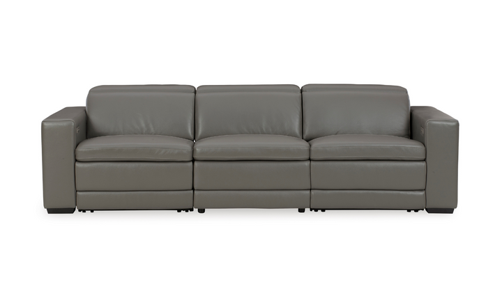 Modern Heritage Texline 2 Piece Leather Recliner Living Room Set