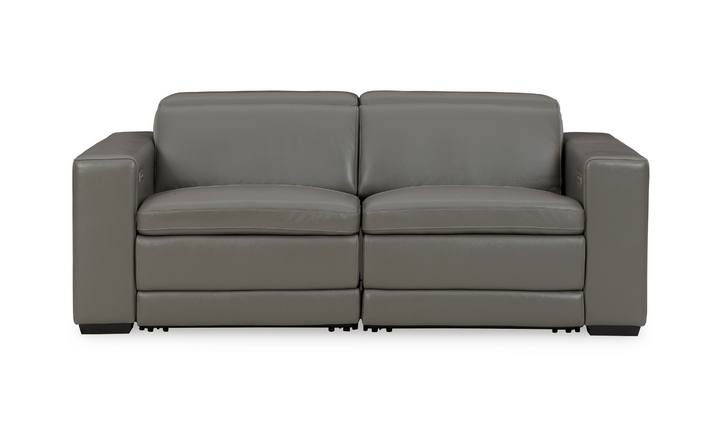 Modern Heritage Texline 2 Piece Leather Recliner Living Room Set