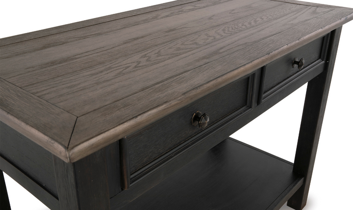 Modern Heritage Tyler Creek 2-Drawer Accent Table in Brown