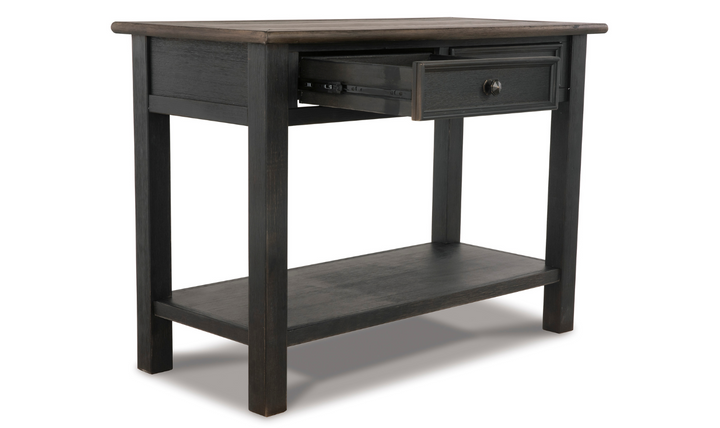 Modern Heritage Tyler Creek 2-Drawer Accent Table in Brown