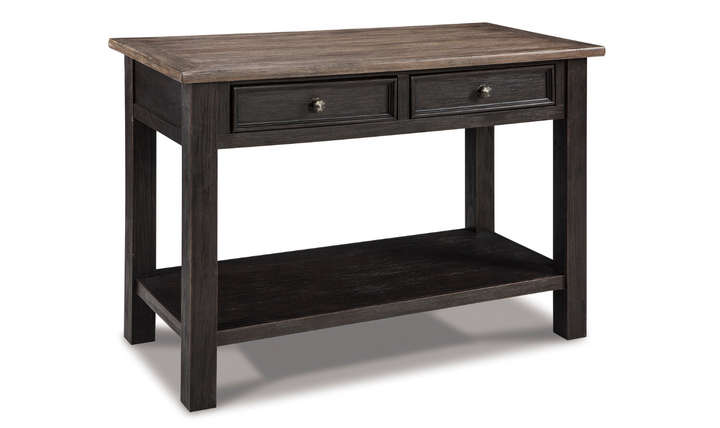Modern Heritage Tyler Creek 2-Drawer Accent Table in Brown