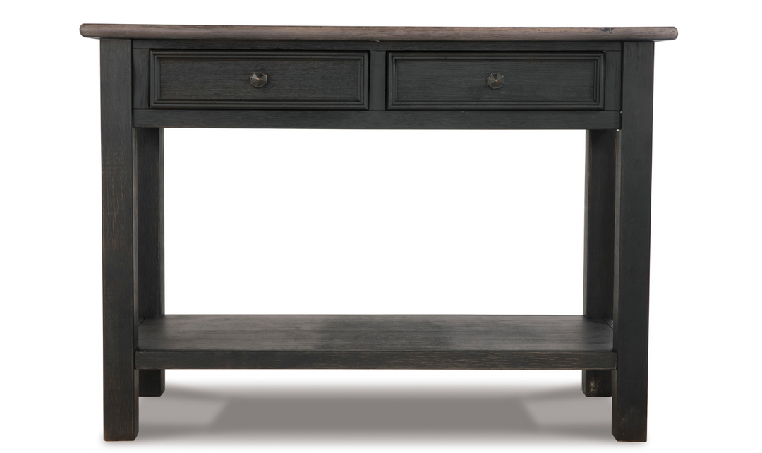 Modern Heritage Tyler Creek 2-Drawer Accent Table in Brown