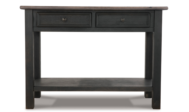 Modern Heritage Tyler Creek 2-Drawer Accent Table in Brown