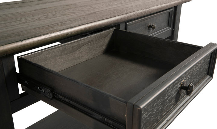 Modern Heritage Tyler Creek 2-Drawer Accent Table in Brown
