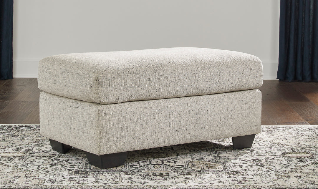 Modern Heritage Vayda Fabric Ottoman-Jennifer Furniture