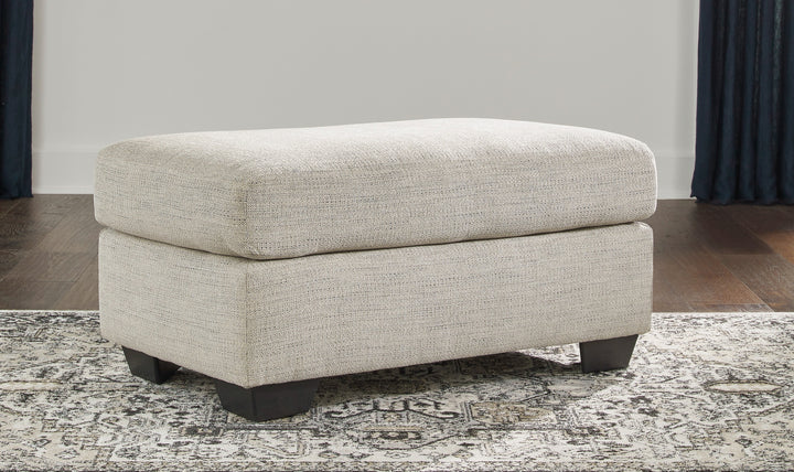 Modern Heritage Vayda Fabric Ottoman-Jennifer Furniture