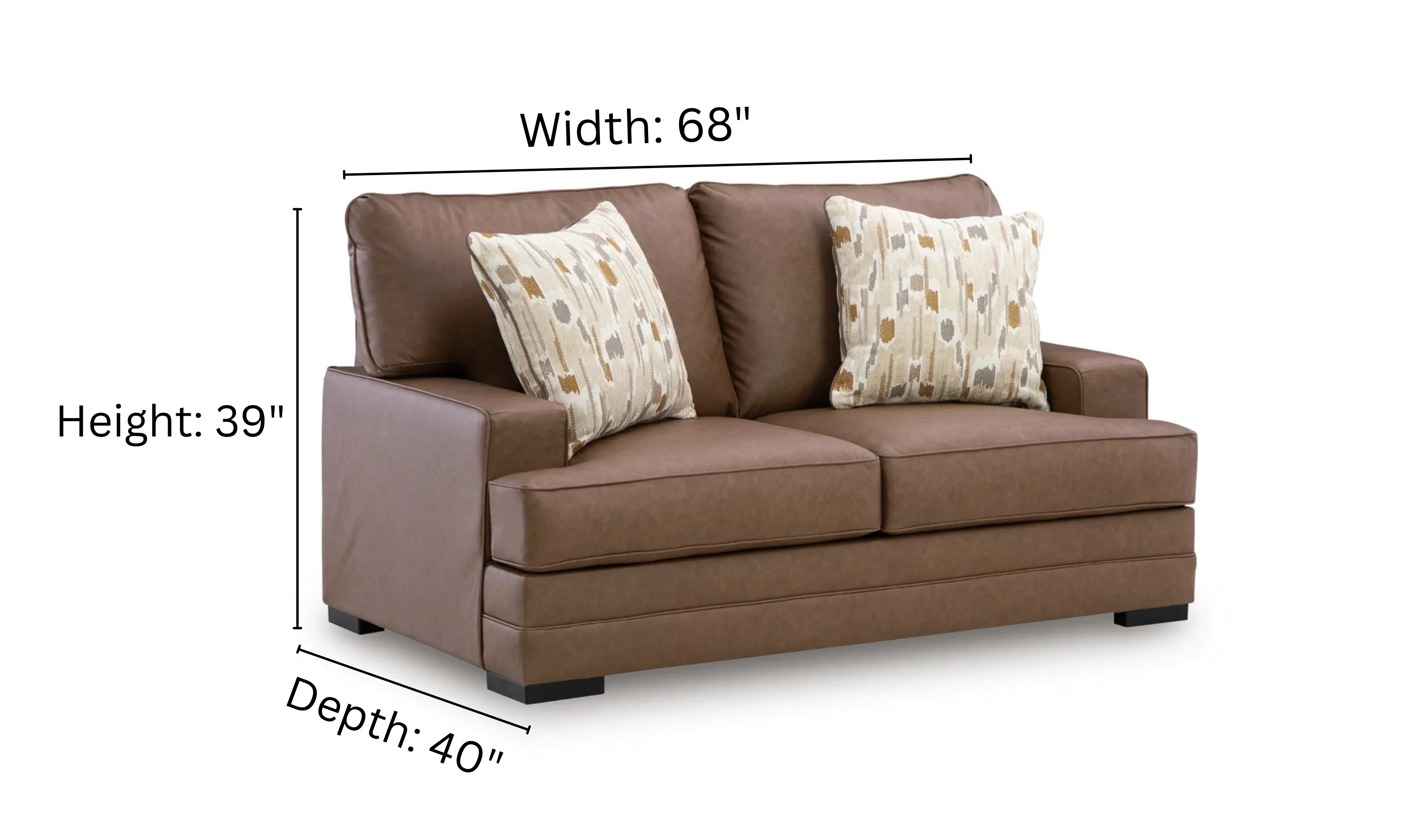 Modern Heritage VillaCourt Leather Living Room Set-jennifer