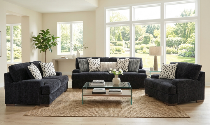 Modern Heritage Whitmore Manor Fabric Stationary Living Room Set