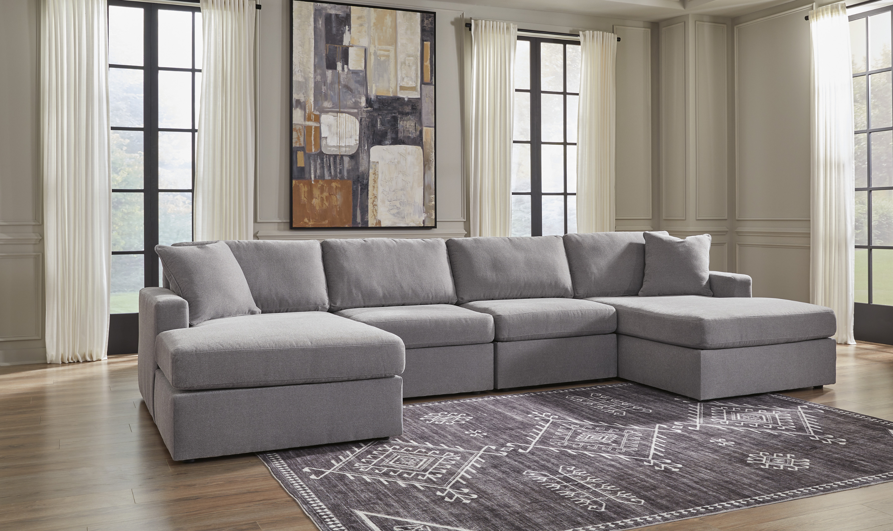 Modmax 4-Piece Sectional with Chaise