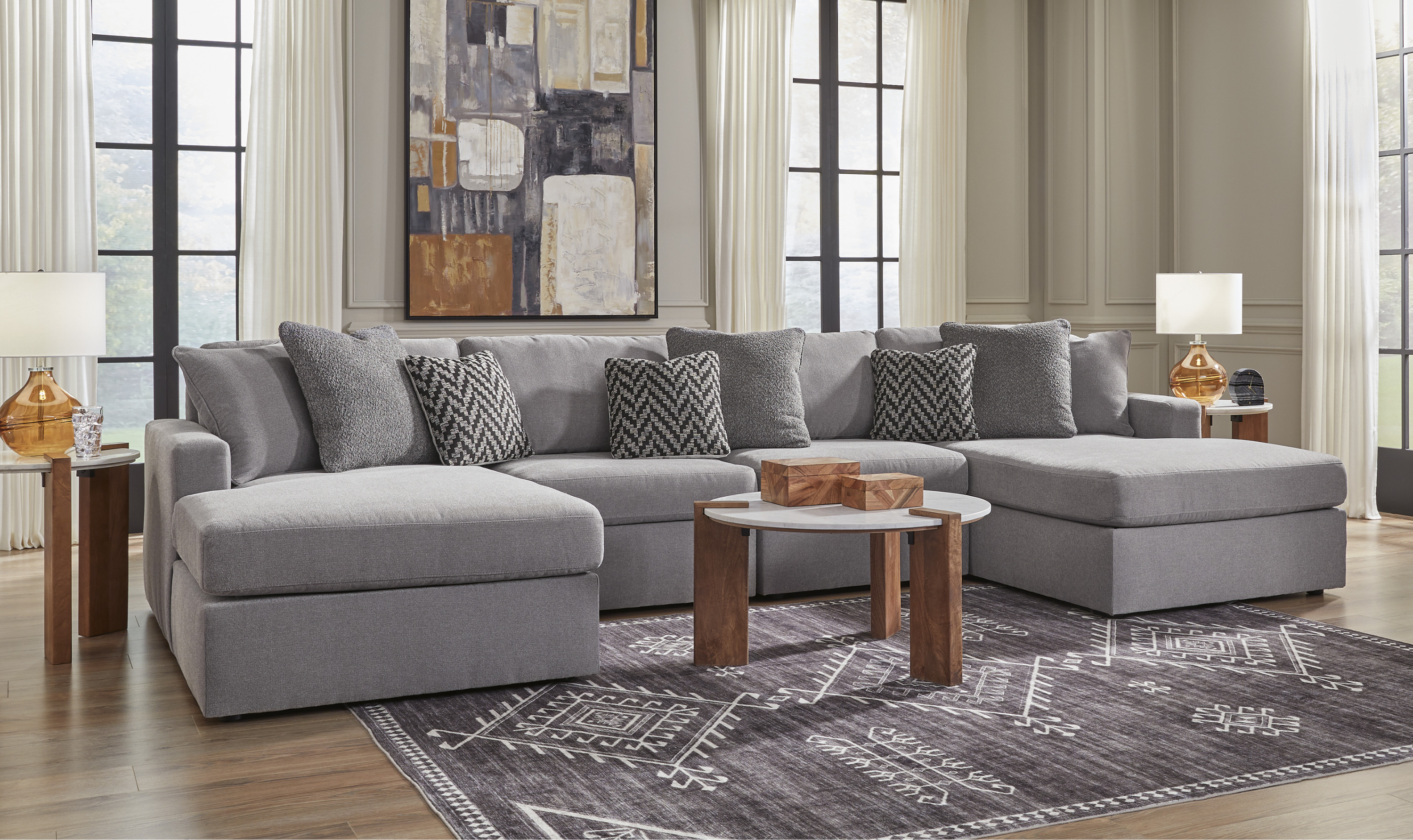 Modmax 4-Piece Sectional with Chaise