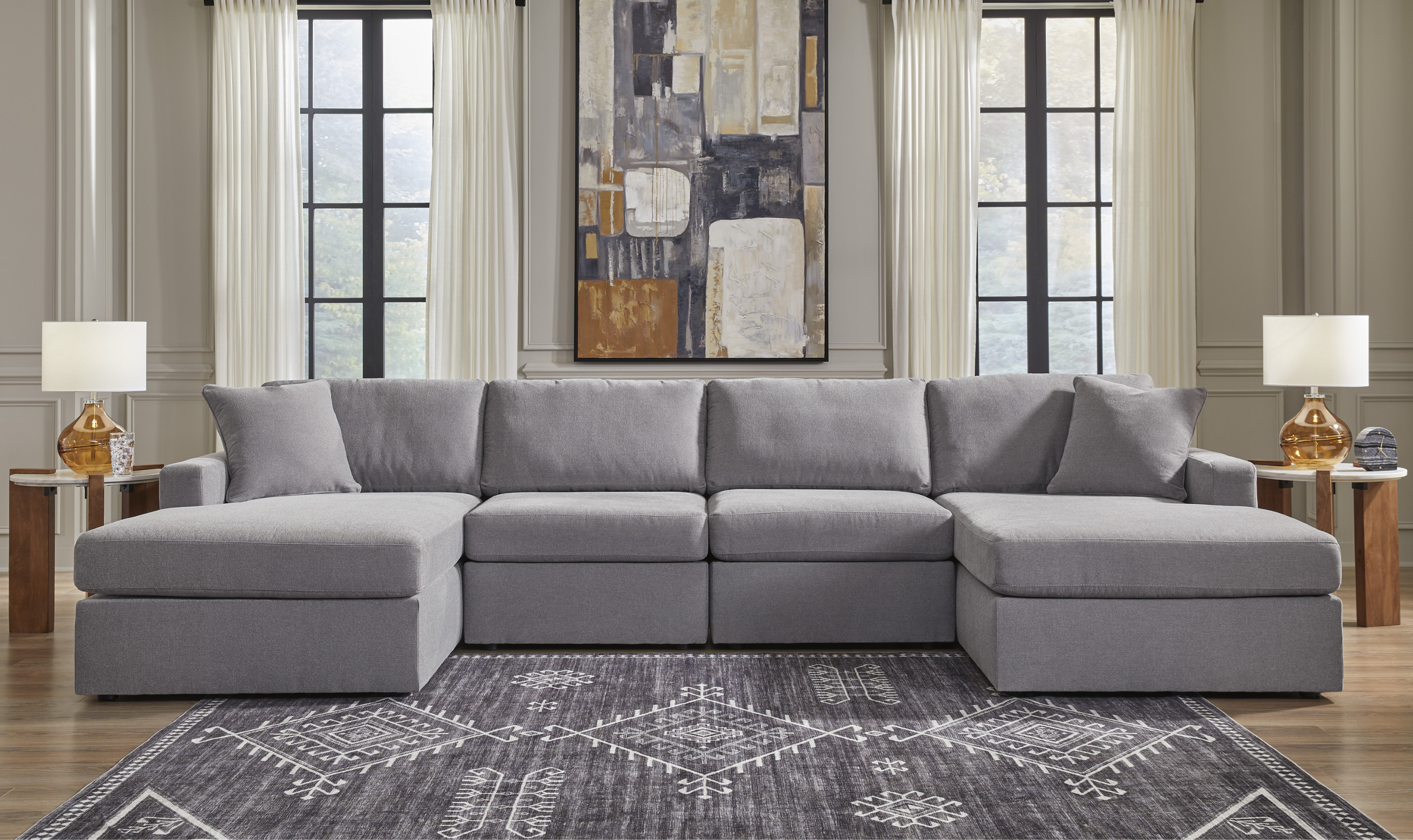 Modmax 4-Piece Sectional with Chaise