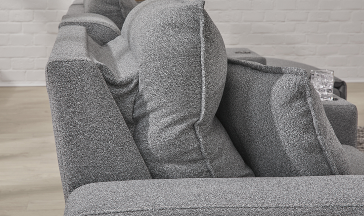 Modern Heritage Modmax II 6-Piece Reclining Sectional with Audio Console - Jennifer Furniture