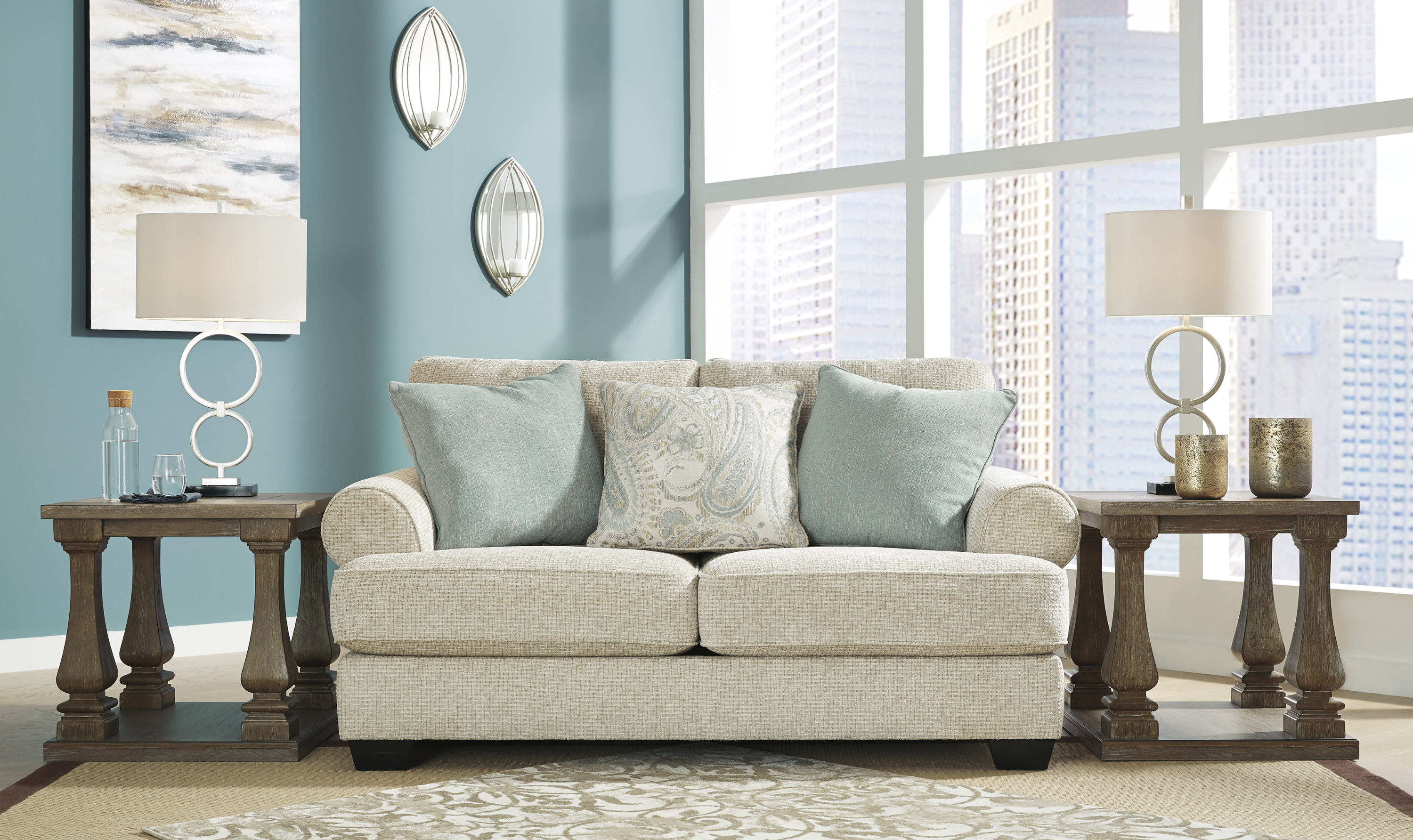 Modern Heritage Monaghan Fabric Living Room Set