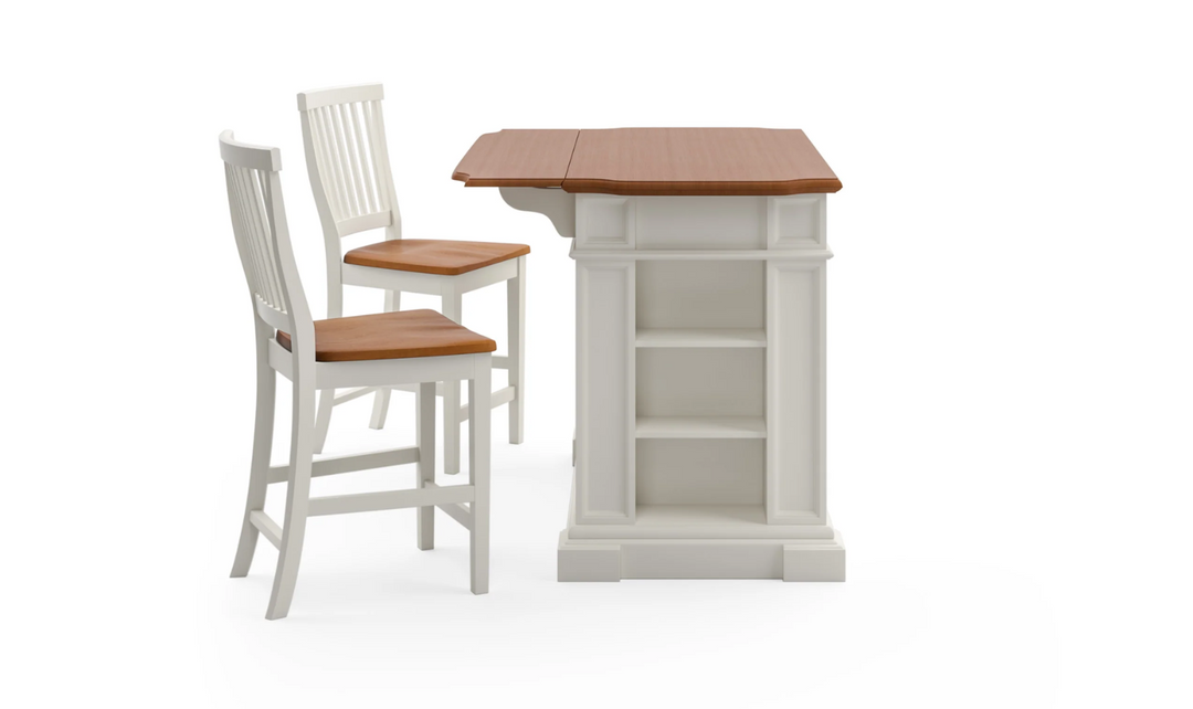 Montauk 3 Piece Kitchen Island Set 1 by homestyles-Jennifer Furniture