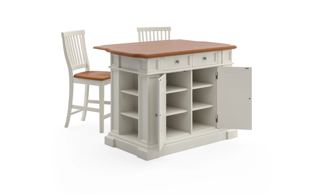 Montauk 3 Piece Kitchen Island Set 1 by homestyles-Jennifer Furniture