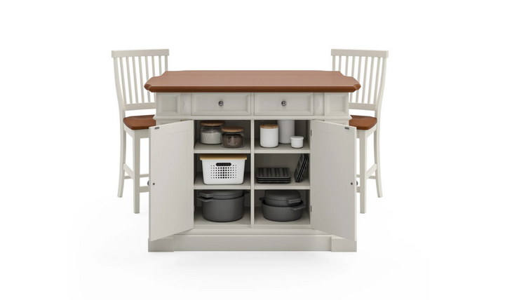Montauk 3 Piece Kitchen Island Set 1 by homestyles-Jennifer Furniture