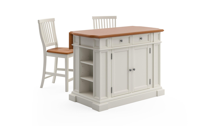 Montauk 3 Piece Kitchen Island 8  Set by homestyles