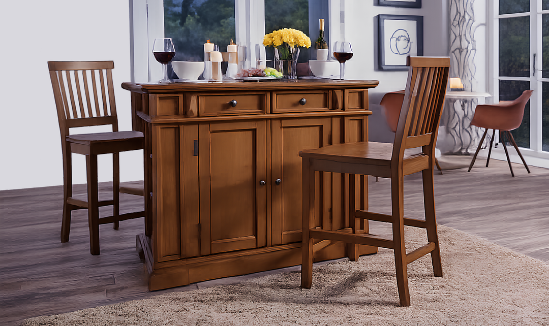 Montauk 3 Piece Kitchen Island 8  Set by homestyles