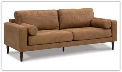 Telora Caramel Leather Sofa 