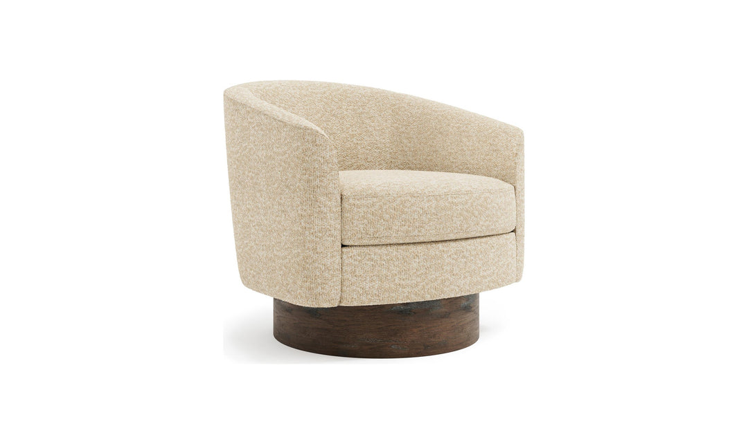 Bernhardt Camino Fabric Swivel Chair-Jennifer 