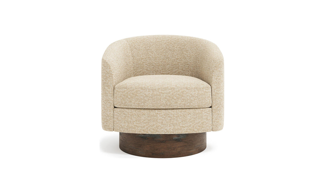 Bernhardt Camino Fabric Swivel Chair-Jennifer 
