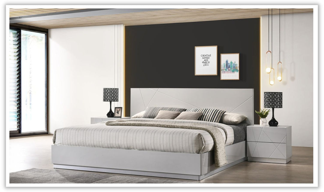 Naples Premium Rectangular Wooden Platform Bed