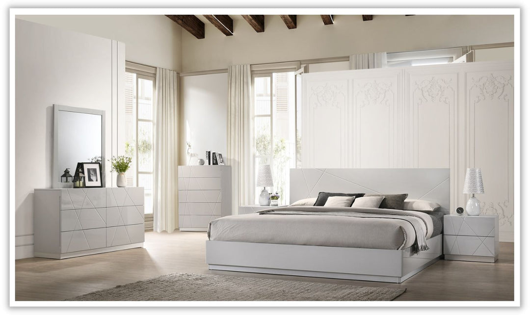 Naples Premium Rectangular Wooden Platform Bed
