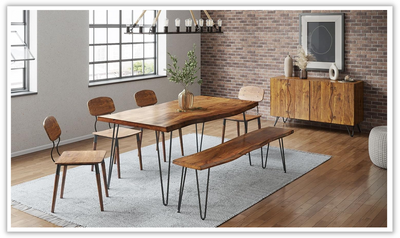 TimelessWood Edge 79" Dining Table