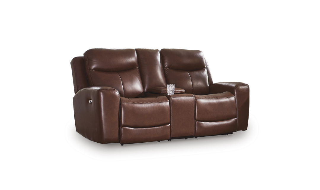 Modern Heritage Next Move Power Recliner Loveseat with Adjustable Headrest