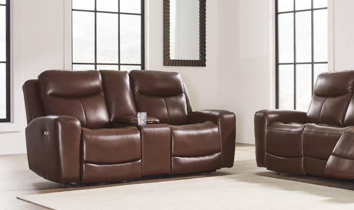 Modern Heritage Next Move Power Recliner Loveseat with Adjustable Headrest - Jennifer Furniture